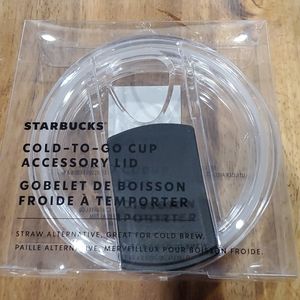 Stackbucks Cold to Go cup Lid-Clear